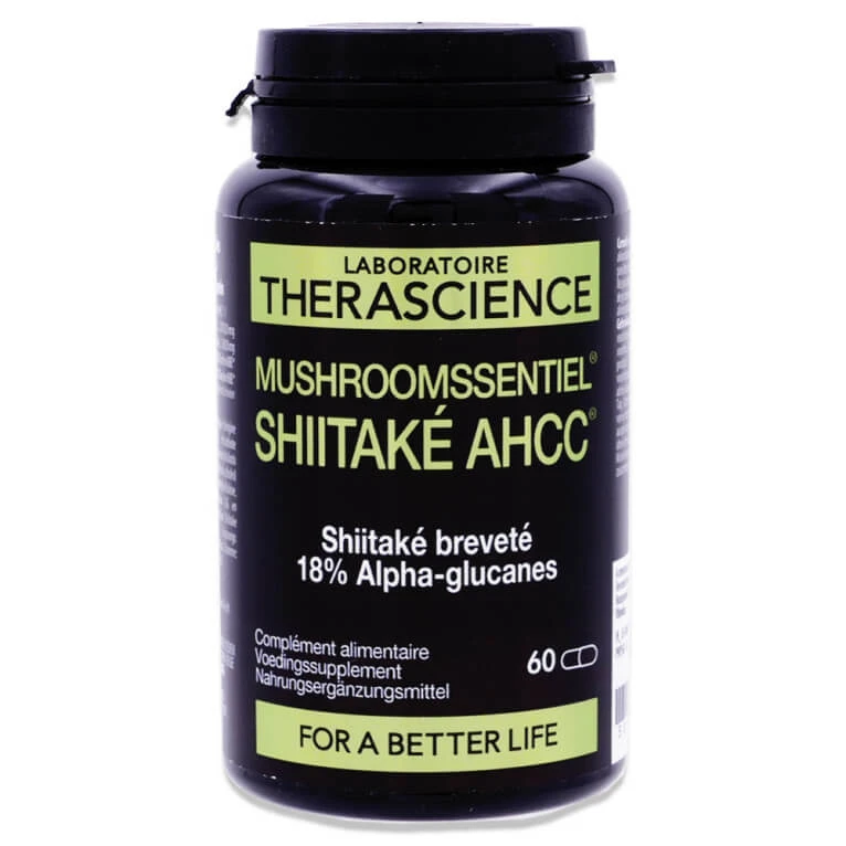 THERASCIENCE MUSHROOMSSENTIEL SHITAKE AHCC 60 KAPSELN