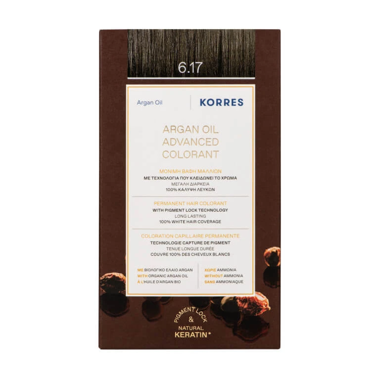 KORRES ARGANÖL-HAARFARBE 6.17