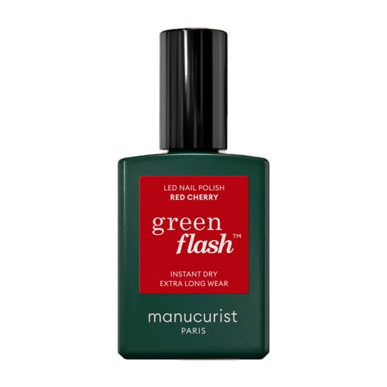 MANUCURIST GREEN FLASH RED CHERRY NAGELLACK 15 ml