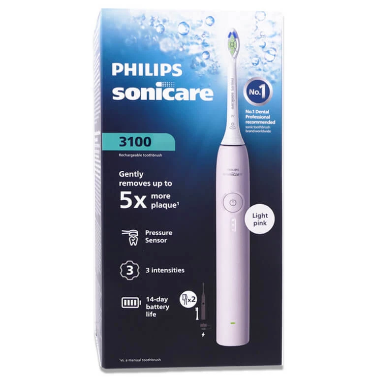 PHILIPS SONICARE 3100 HELLROSA ELEKTRISCHE ZAHNBÜRSTE