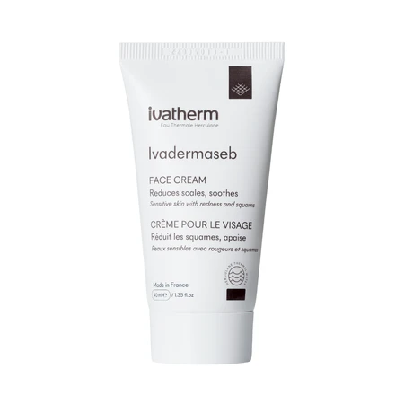Ivatherm Ivadermaseb, crème tegen roodheid en schilfers, 40 ml