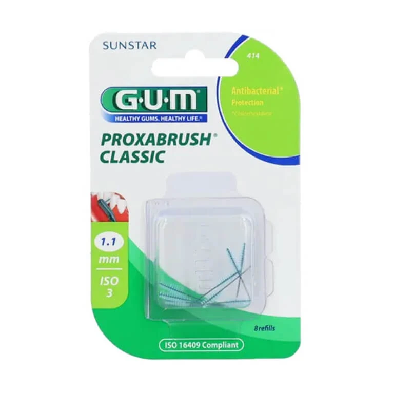 GUM PROXABRUSH CLASSIC 8 Nachfüllpackungen 1,1 mm