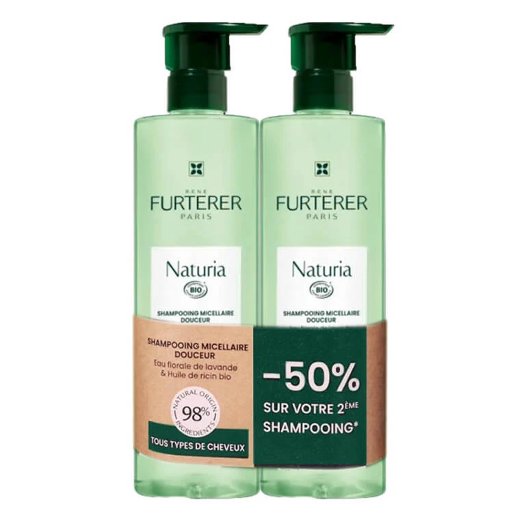 FURTERER NATURIA SANFTES MIZELLAR-SHAMPOO, 2ER-PACK (JE 400 ML)