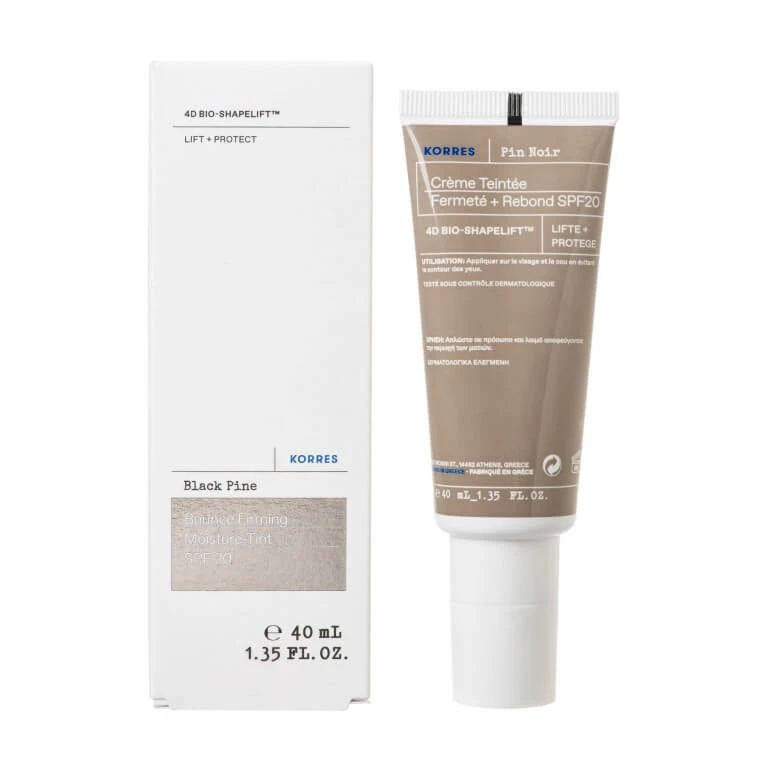 KORRES BLACK PINE GETÖNTE FEUCHTIGKEITSCREME LSF 20 40 ML