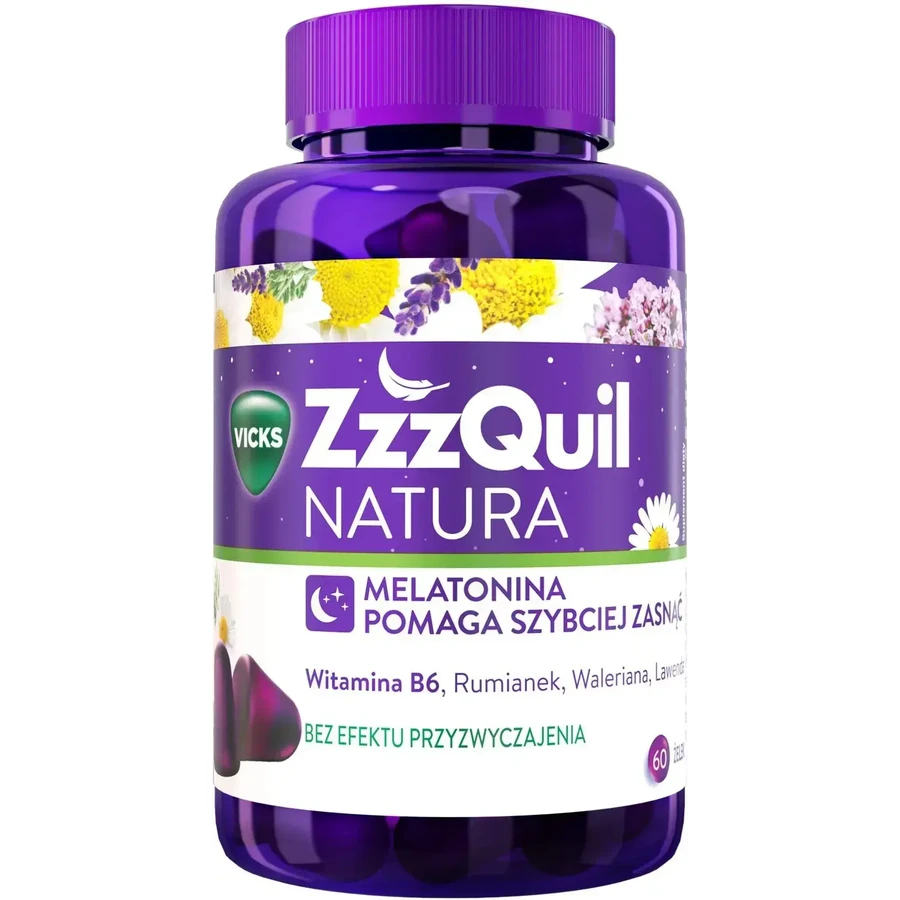 ZzzQuil Natura, bomboane cu jeleu, 2x60 de bucăți