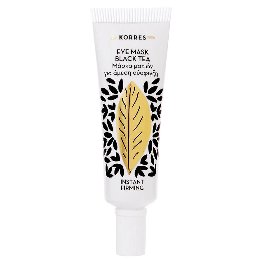 Korres Eye Mask Black Tea pentru fermitate imediată 6 ml