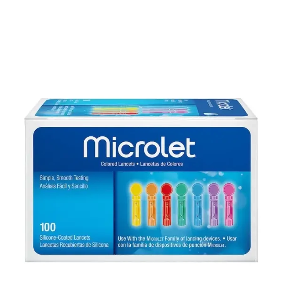 Strisce reattive per la misurazione della glicemia Ascensia Microlet, confezione da 100