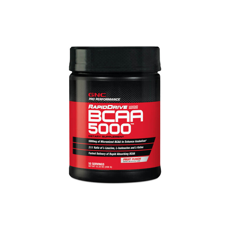 Gnc Pro Performance Rapiddrive Bcaa 5000, Aminoacizi Cu Aroma De Fructe, 350g