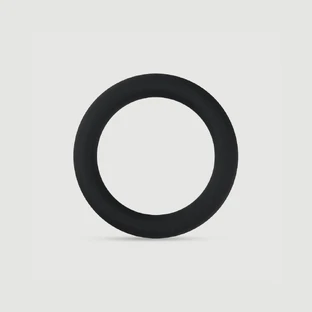 Anneau pénien rigide en silicone pour homme, petit modèle - Noir
