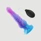 Squirting Dragon Small Silicone Dildo with Suction Cup, 25 x 4.3 cm - Red
