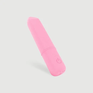 Vibromasseur bullet rechargeable en silicone Loki - Rose