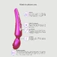 Stimolatore clitorideo a ali Pleaser Premium - Rosa iridescente