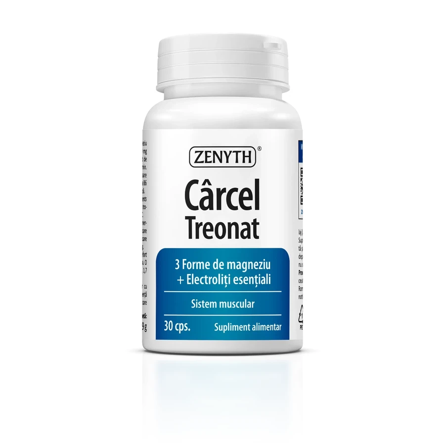 Cârcel Treonat, 30 cápsulas, Zenyth