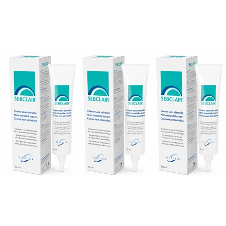 Sebclair Crema dérmica para la dermatitis seborreica 3x30 ml