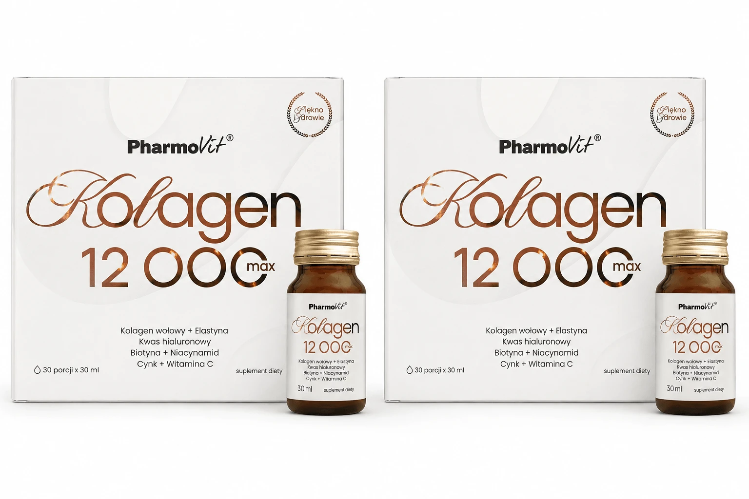 PharmoVit Collagen 12000 Max, 30 ml x 2x30 Flaschen