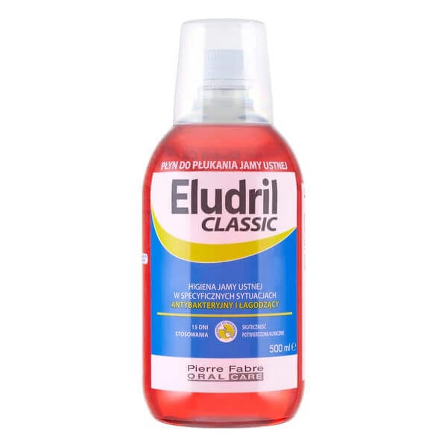 Set de 2x500 ml, Eludril Classic, apă de gură