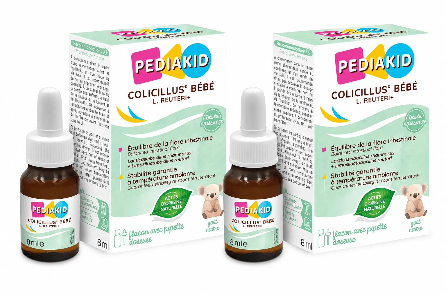 Colicillus Bébé Probiotic, 2 x 8 ml, Pediakid