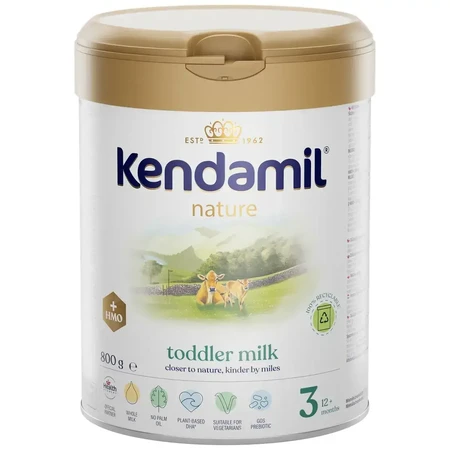 Kendamil Nature 3 HMO+ groeimelk 12+ mnd, 3x800 g