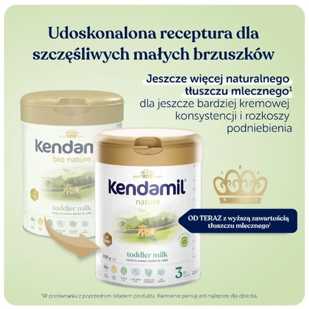 Kendamil Nature 3 HMO+ groeimelk 12+ mnd, 3x800 g