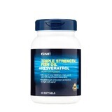 Gnc Dreifache Stärke Fischöl + Resveratrol, Fischöl und Resveratrol, 60 Cps