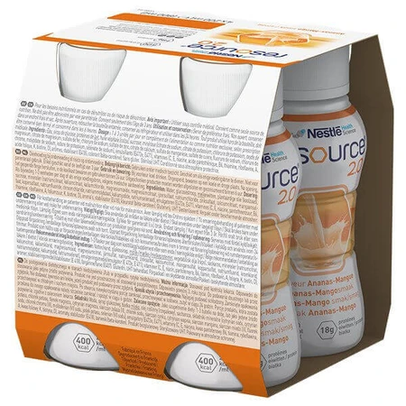 Resource 2.0 al gusto di ananas-mango, 16x200 ml, Nestlé 