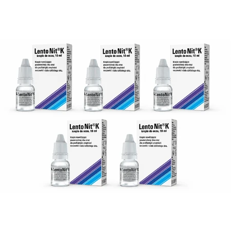 Lento Nit K Augentropfen, 5x10 ml