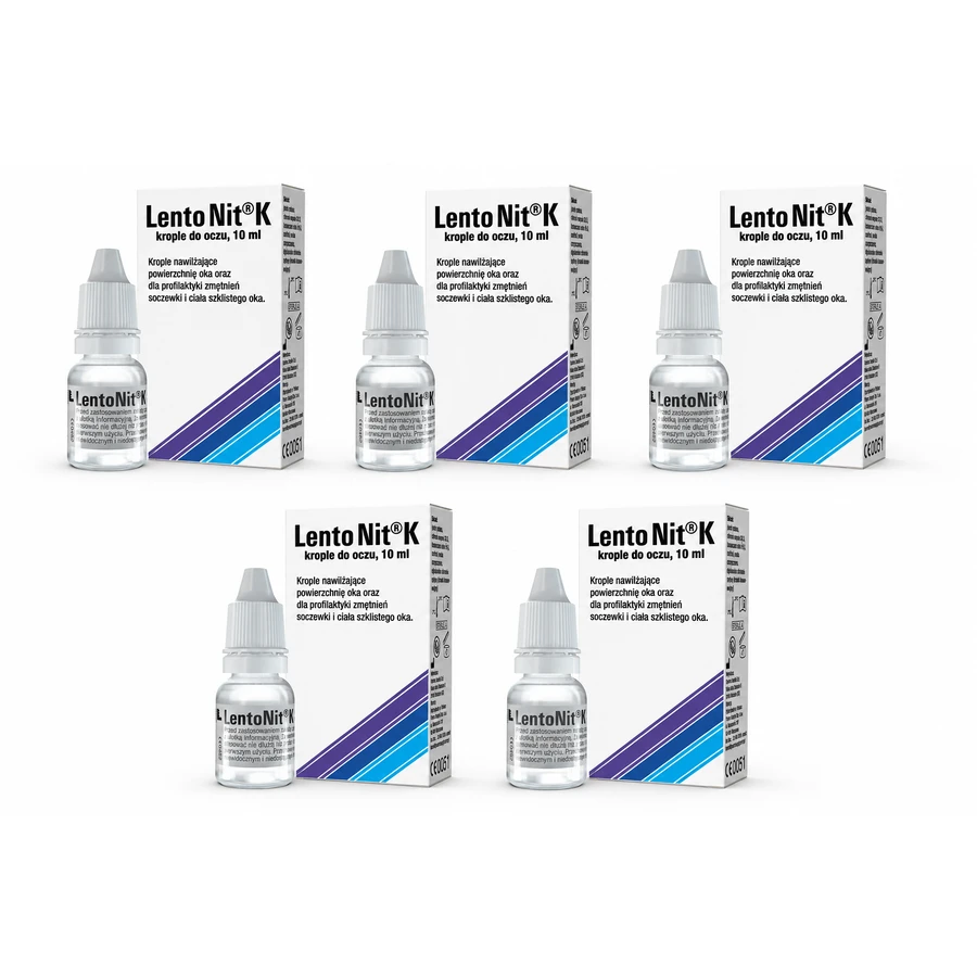 Lento Nit K Augentropfen, 5x10 ml