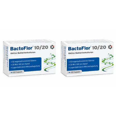 Bactoflor 10/20 cápsulas 2x100 unid.