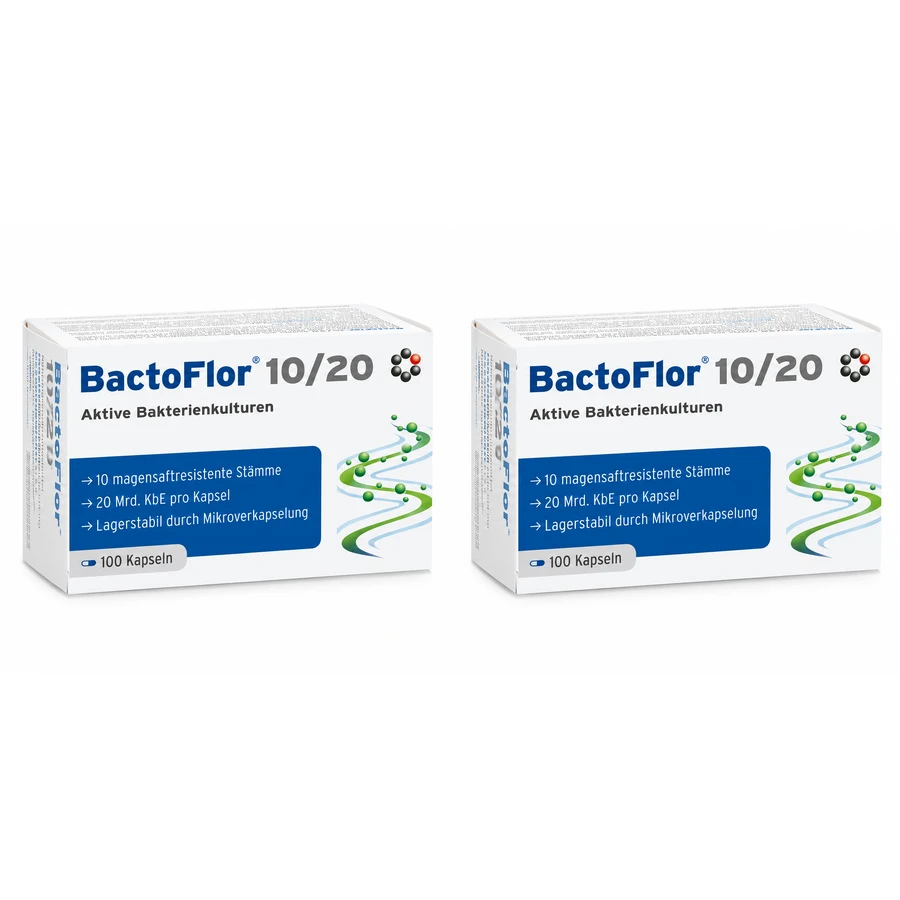 Bactoflor 10/20 cápsulas 2x100 unid.