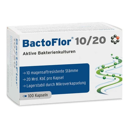 Bactoflor 10/20 cápsulas 2x100 unid.