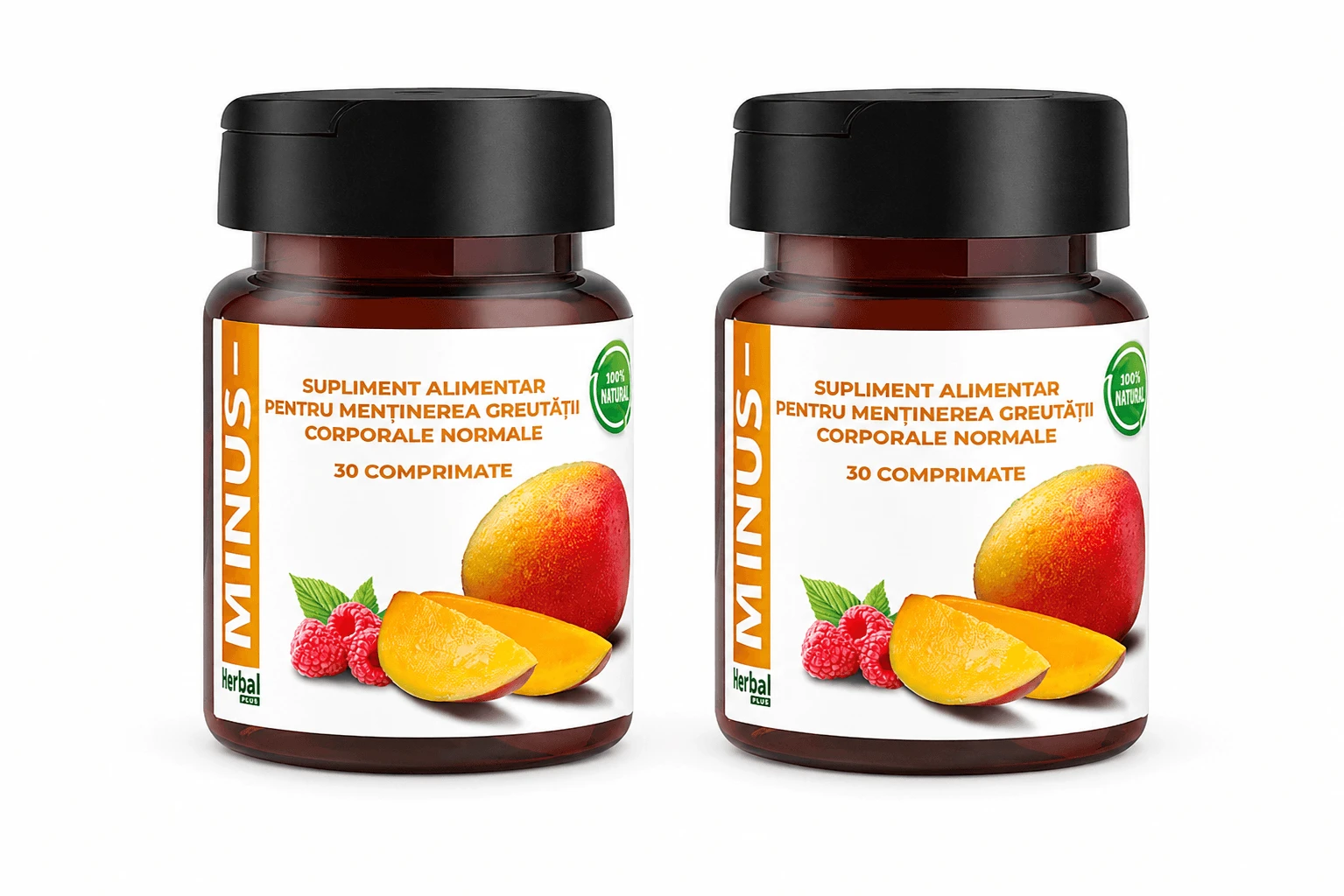 Minus Nahrungsergänzungsmittel zur Erhaltung des normalen Körpergewichts, 2x30 Tabletten, Herbal New Life