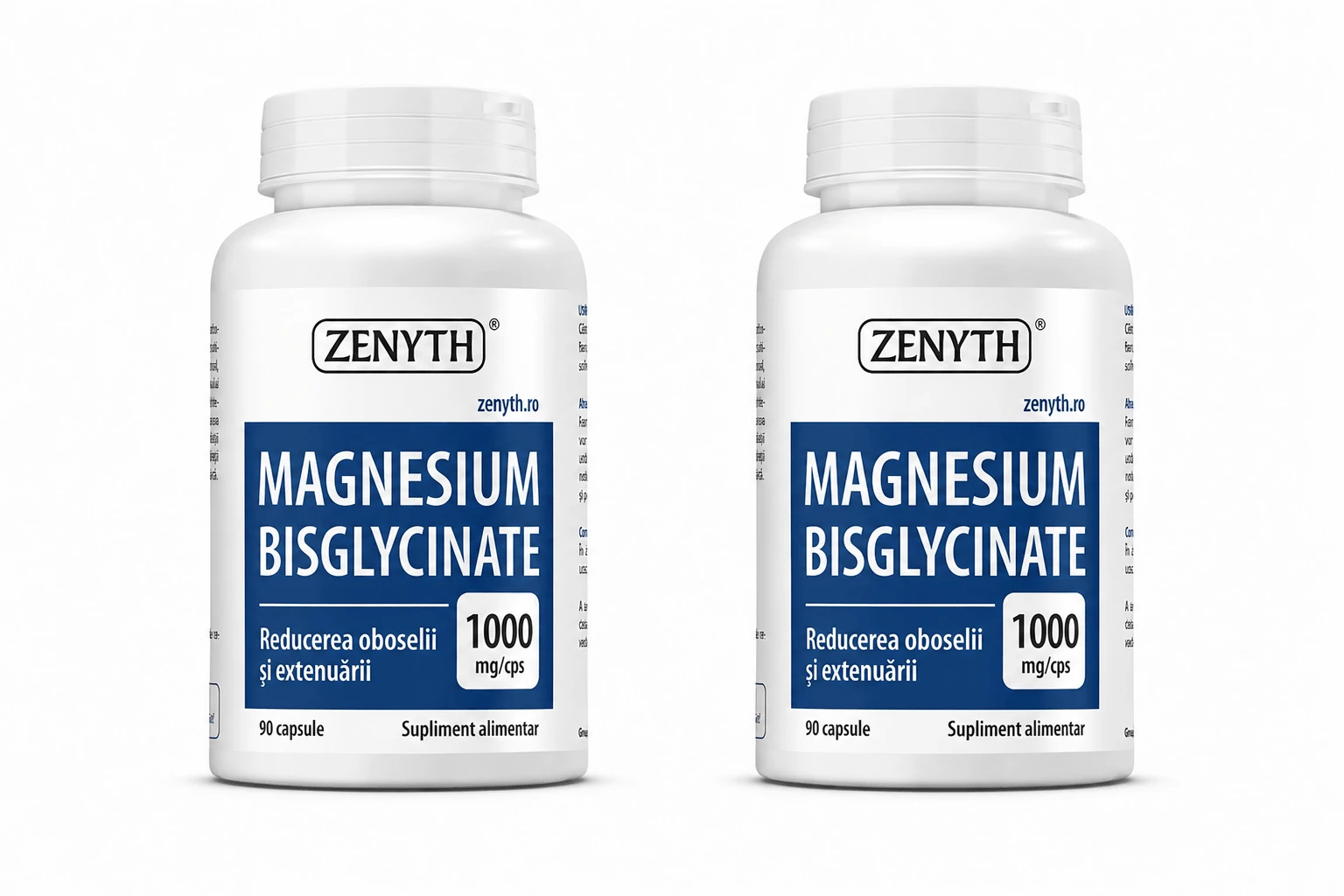 Magnesium Bisglycinat, 2x90 Kapseln, Zenyth