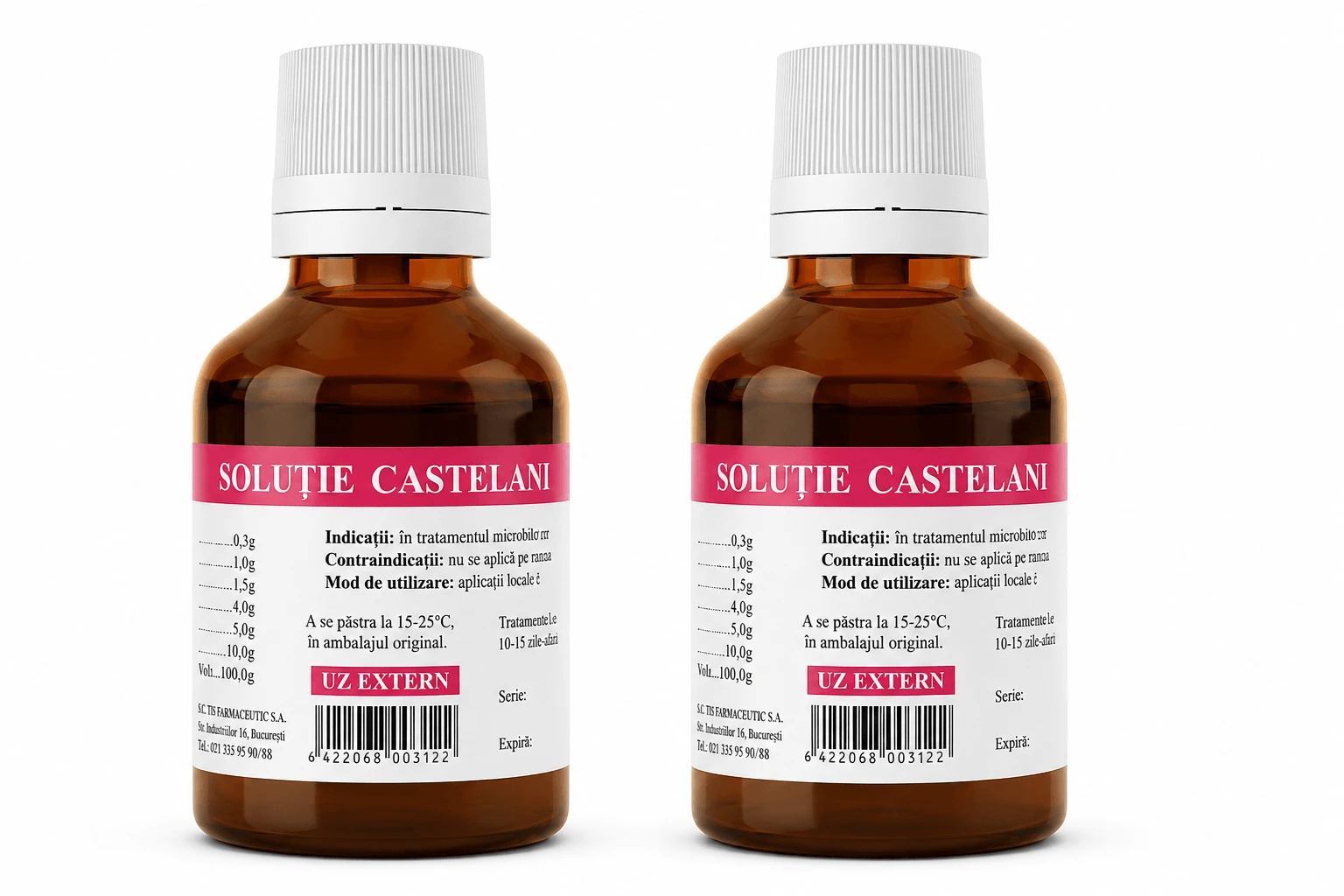 Castelani, 2x25 ml, Tis Pharmaceutic