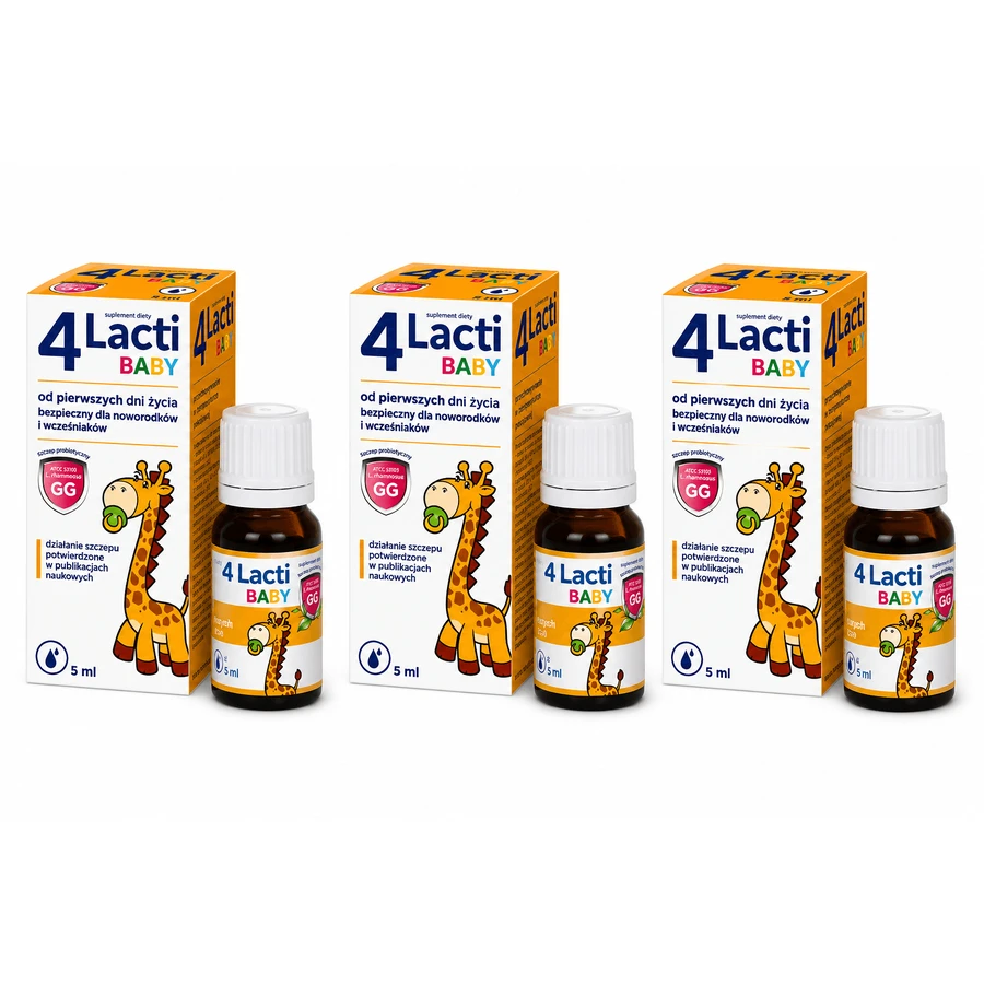 4 lacti baby krople 3x5 ml: ceny i cechy