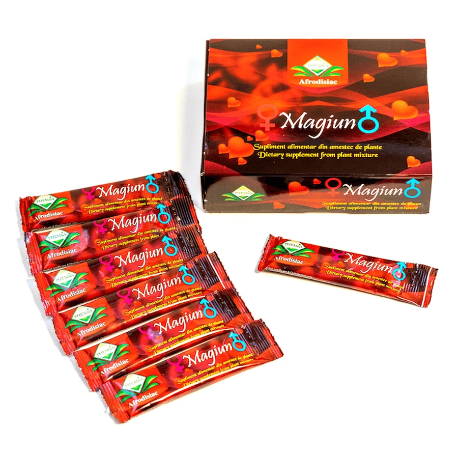 2 Pachete Magiun afrodisiac 240 g +  Magiun afrodisiac natural 12 plicuri, Themra