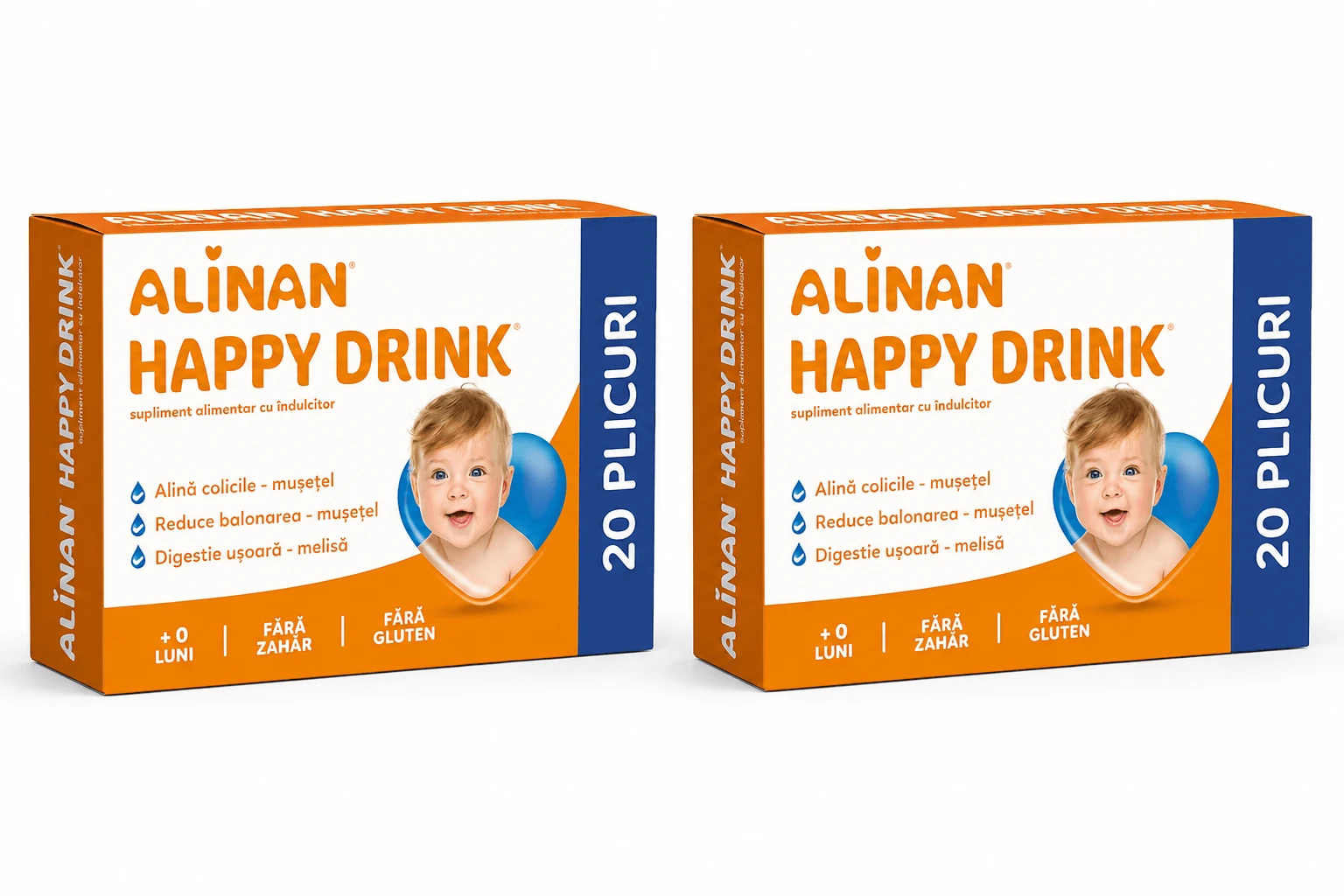 Happy Drink Alinan, 2x20 Sachets, Fiterman Pharma
