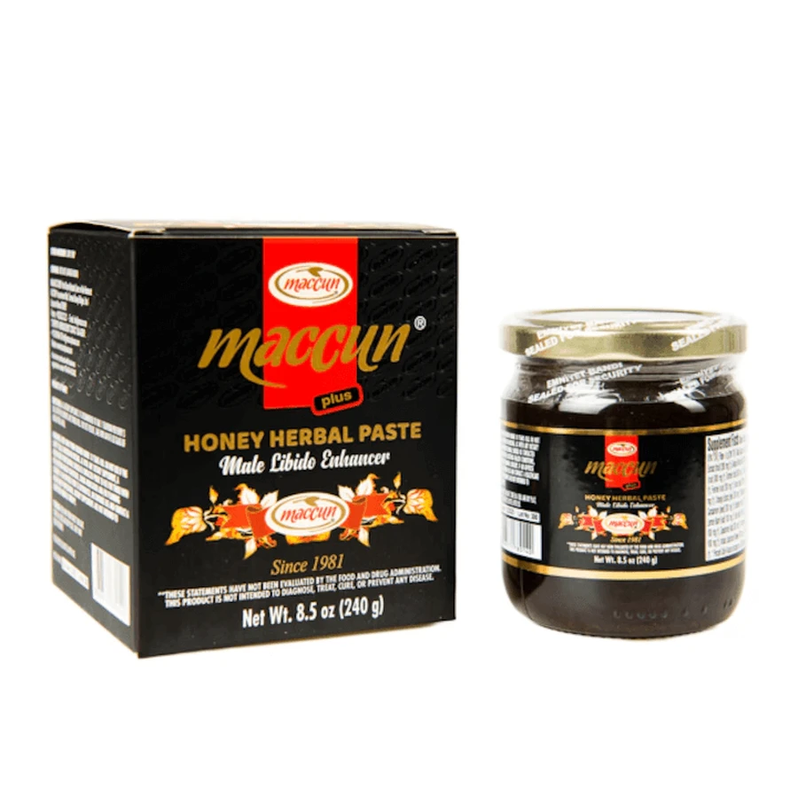 Kräuter-Aphrodisiakum-Potenz-Honigpaste, 3x240 g, Maccun