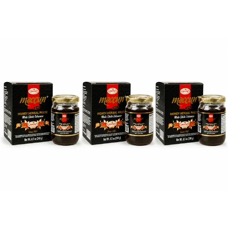 Kräuter-Aphrodisiakum-Potenz-Honigpaste, 3x240 g, Maccun