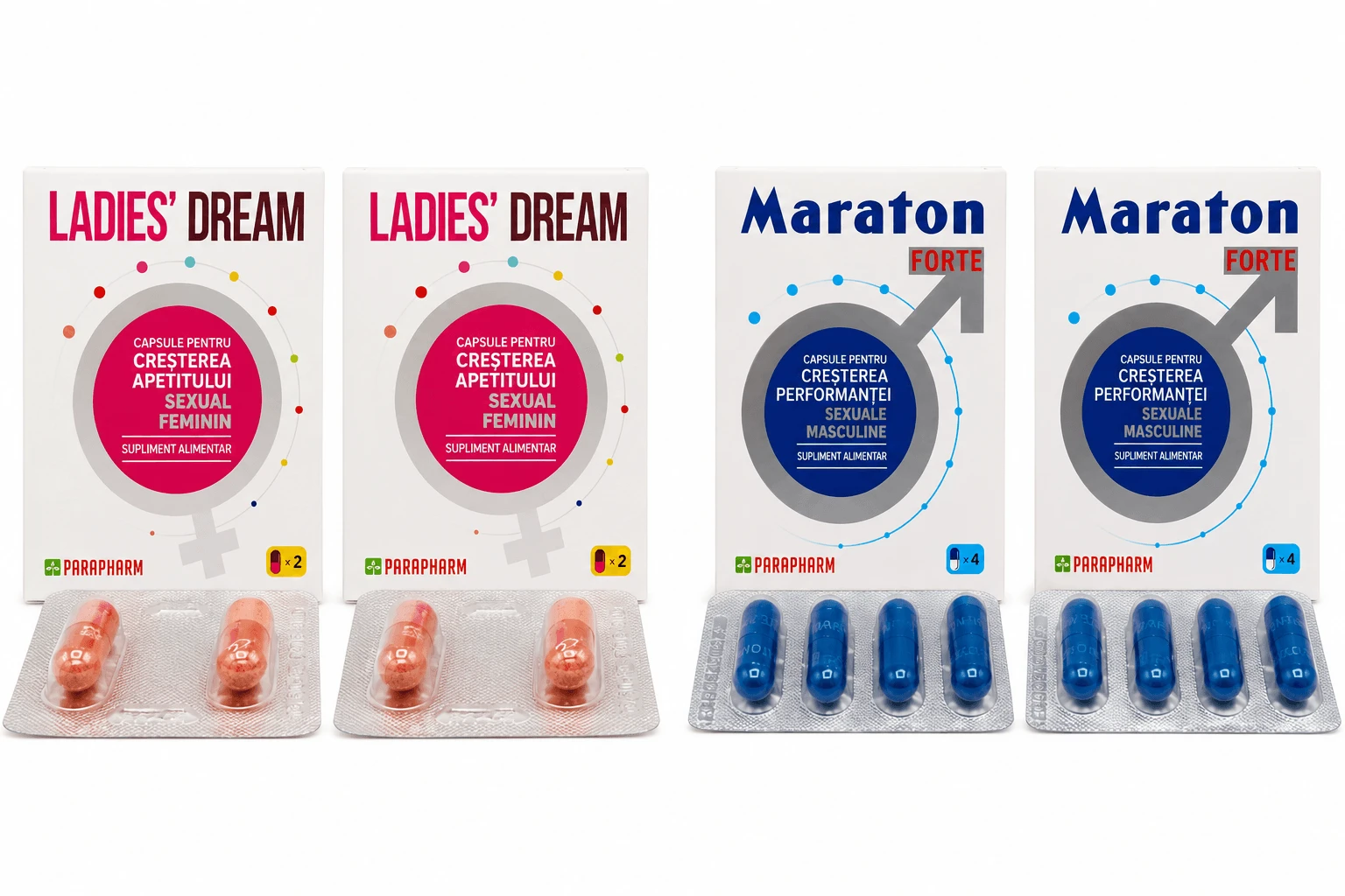 Maraton Forte x 8 Kapseln + Ladies Dream x 4 Kapseln, Parapharm