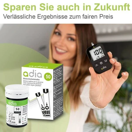 Adia Blutzuckerteststreifen, 400 Stück