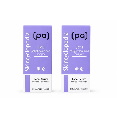 Sérum hydratant au complexe d'acide polyglutamique PA à 3 %, 2 x 30 ml, Skincyclopedia