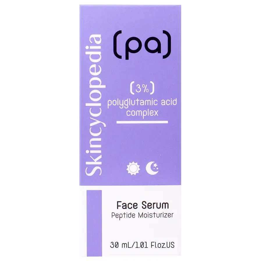 Sérum hydratant au complexe d'acide polyglutamique PA à 3 %, 2 x 30 ml, Skincyclopedia