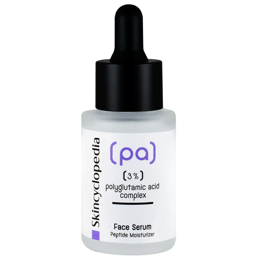 Sérum hydratant au complexe d'acide polyglutamique PA à 3 %, 2 x 30 ml, Skincyclopedia