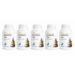 Melatonina, 5 mg, 5x30 cápsulas vegetales, Alevia