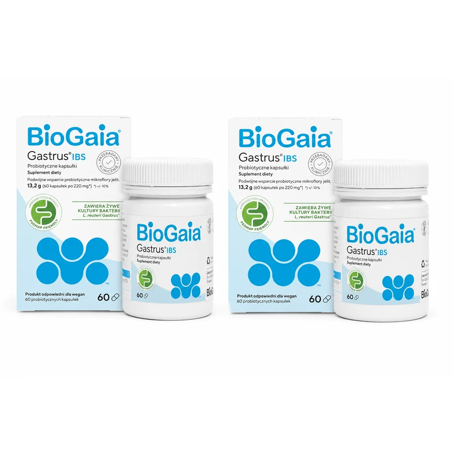 BioGaia Gastrus IBS, 2x60 Kapseln