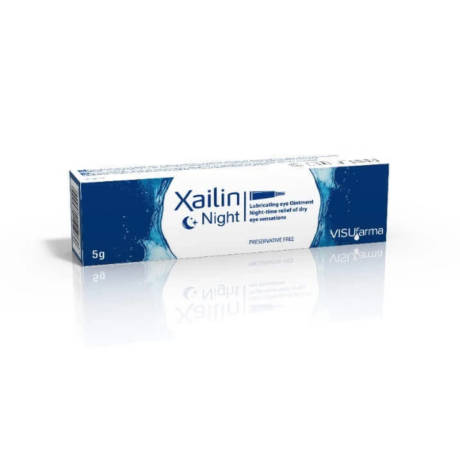 Xailin Night, 6 x 5 g - unguento lubrificante, Visuafarma