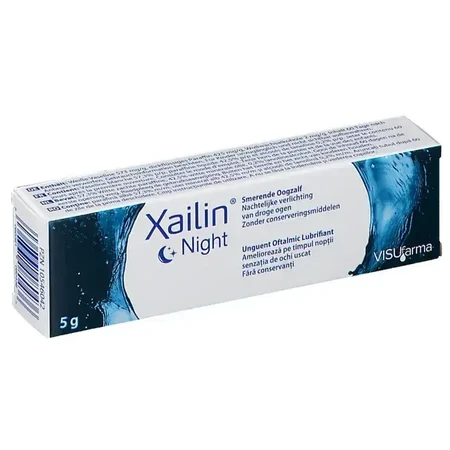 Xailin Night, 6 x 5 g - unguento lubrificante, Visuafarma