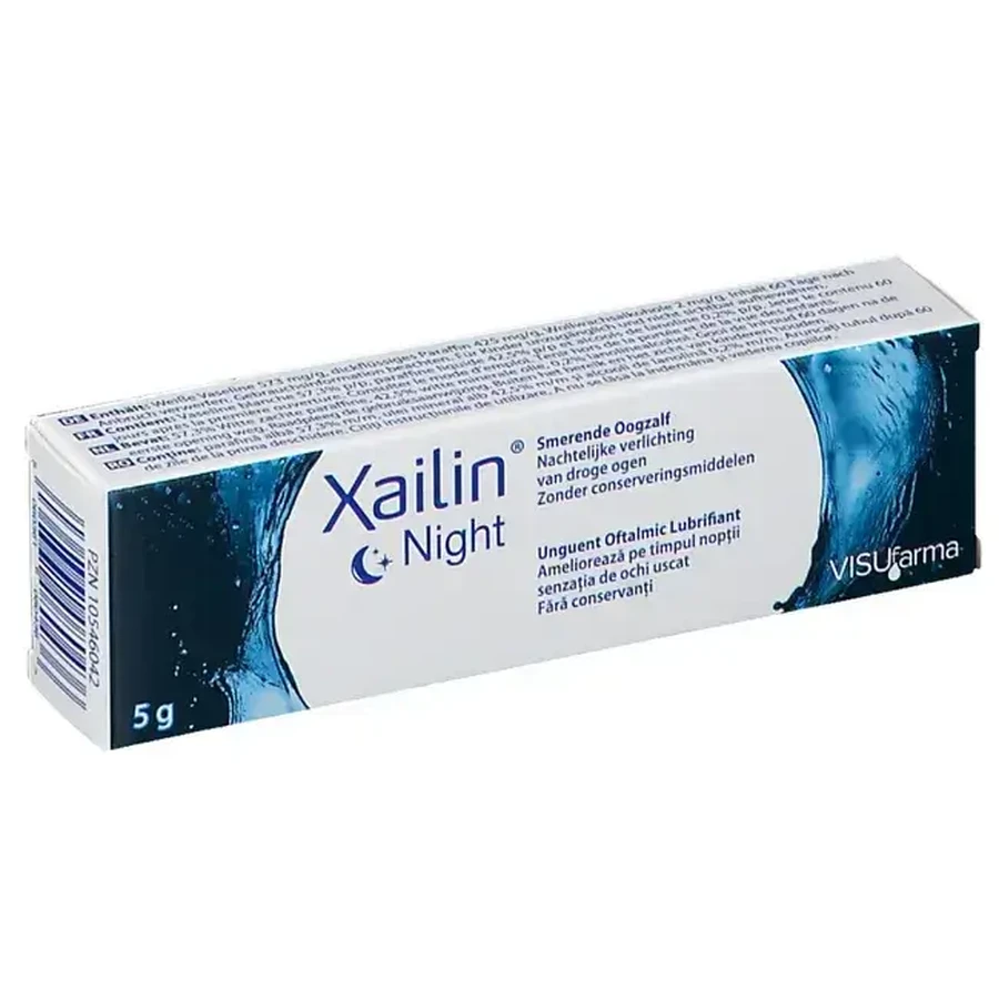 Xailin Night, 6 x 5 g - unguento lubrificante, Visuafarma