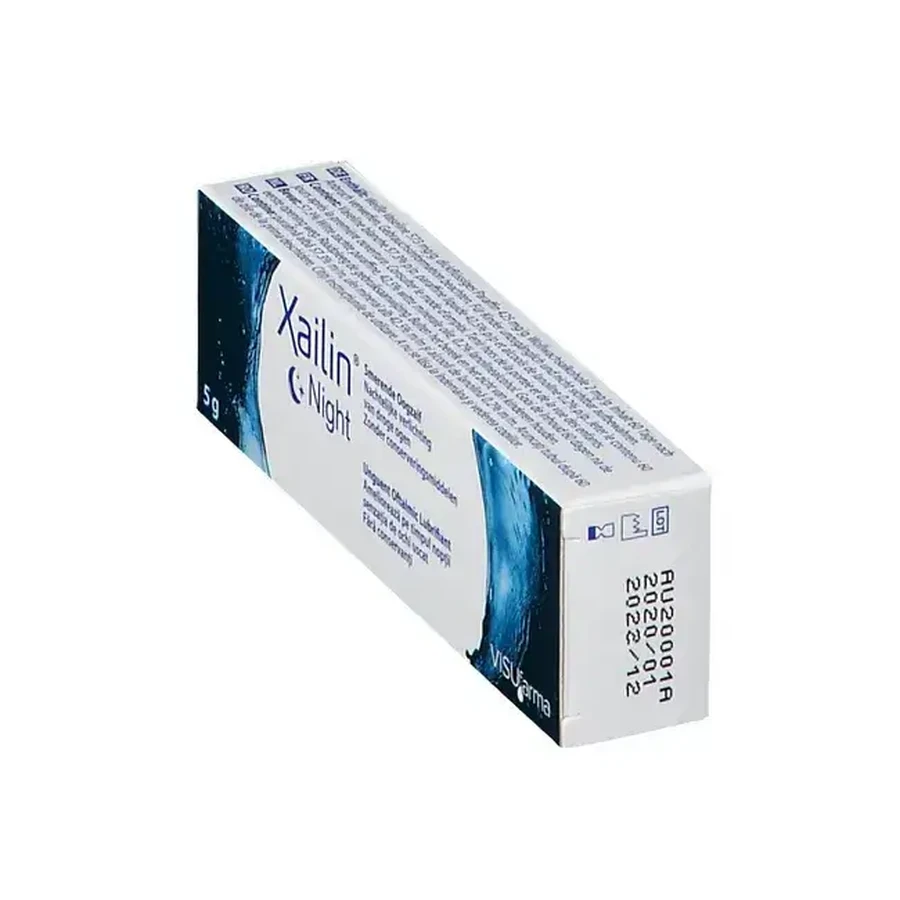 Xailin Night, 6 x 5 g - unguento lubrificante, Visuafarma