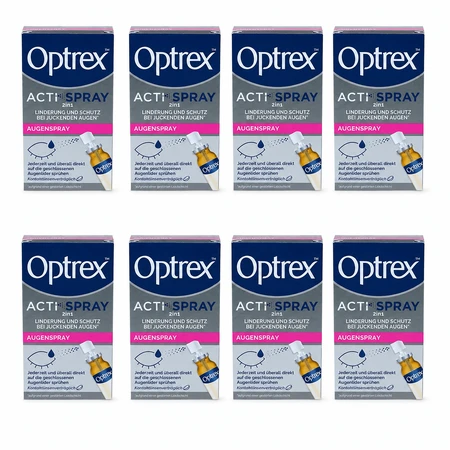 Optrex ActiSpray, spray ocular 2 en 1, 8x10 ml